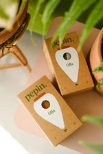 Load image into Gallery viewer, Oya - Orange and blue striped
