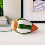 Charger l'image dans la galerie, Oya - Green and white striped
